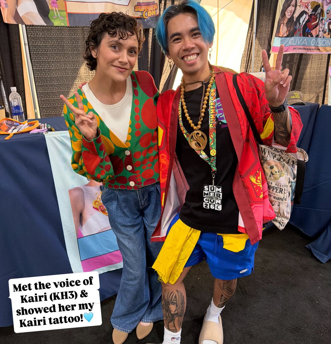 LoLo meeting the voice of Kairi from Kingdom Hearts