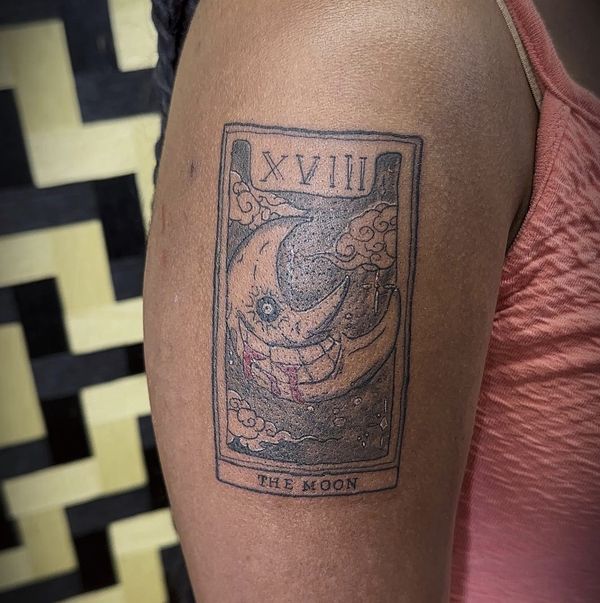 Soul eater flash tattoo by LoLo, on the upper arm